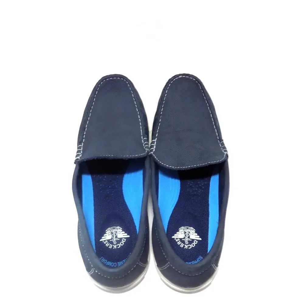 Dockers Bancroft Active Rebound Navy Slip-On Shoes Men's- Size 10